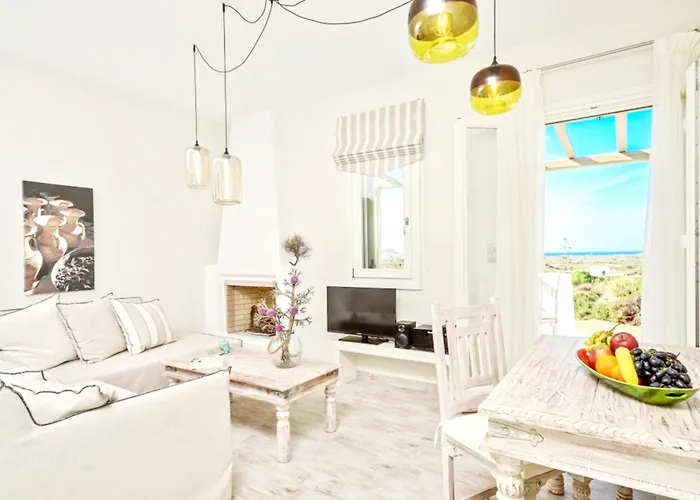 Dom wakacyjny Spacious House With Sea View In Ag. Arsenios, Garden