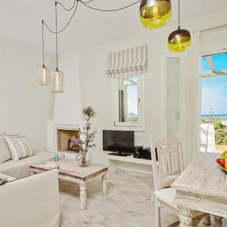 Spacious House With Sea View In Ag. Arsenios, Garden Feriehus Glinado Naxos