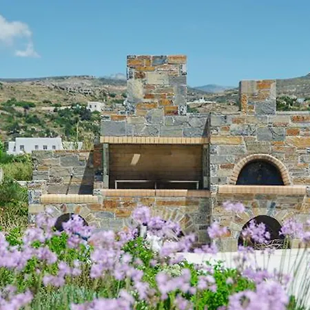 Spacious House With Sea View In Ag. Arsenios, Garden * Glinado Naxos